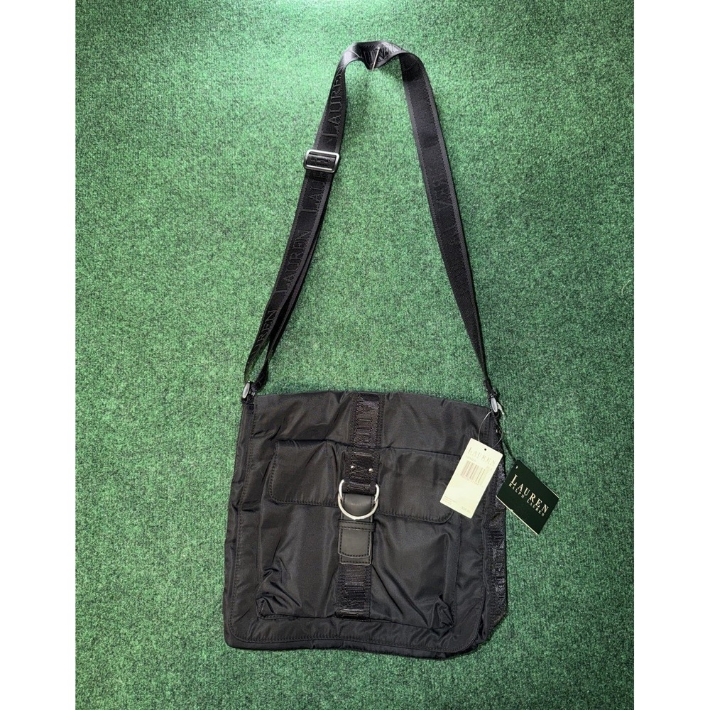 Lauren Ralph Lauren Black Crossbody Bag New With Tags